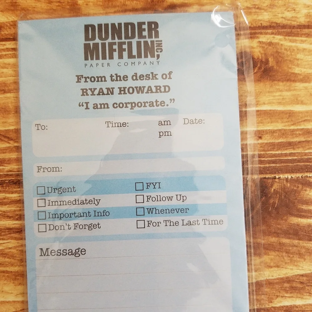 The Office Mini Notepad Legal Pad Magnetic Notepad Set NBC Universal Funny